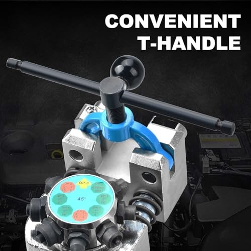  Professional Brake Tube Line Flaring Tool Set, Single, Bubble, 45 Degree