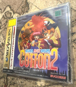 COTTON 2  SPINE CARD SEGA SATURN SS.