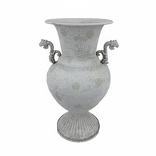 6 Pieces Vintage Metal Vase Elegant Design Table Ornament for Entryway, Bedroom