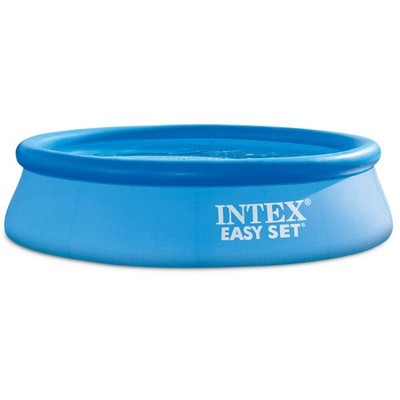 INTEX 10' X 30'' EASY SET ROUND INFLATABLE ABOVE GROUND POOL, - Scratch & Dent
