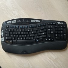 Logitech Wave K350 Wireless Keyboard Ergonomic includes USB Unifying Receiver