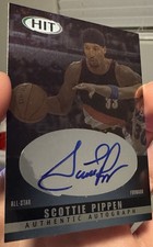 2000 Sage Hit Autographs Scottie Pippen #A33 ...