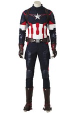 Avengers Endgame Captain America Steve Rogers Cosplay Costume Outfit Full Suit