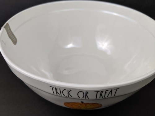 NEW Rae Dunn Halloween Melamine Bowl 10 Inch Trick Or Treat - Picture 2 of 3