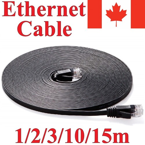 CAT 6 Ethernet Cable LAN Internet Network for Computer Router PC Mac Laptop PS4 - Afbeelding 1 van 3
