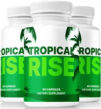 (3 Pack) Tropical Rise Pills, TropicalRise Supports Male Vitality & Performance