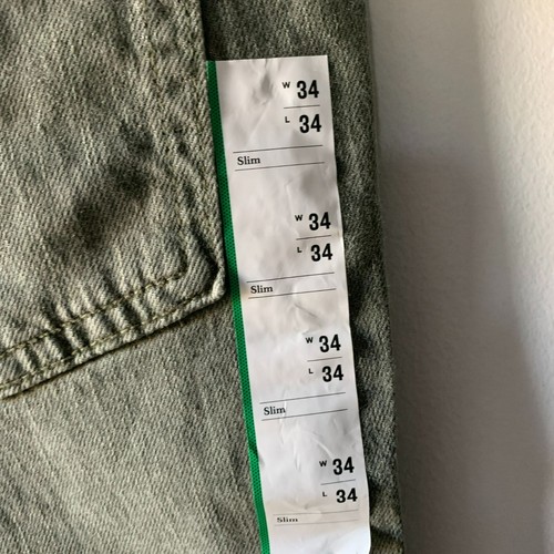 Goodfellow & Co Herren Total Flex Slim Jeans 34Wx34L Olivgrün Stretch Denim - Bild 8 von 14