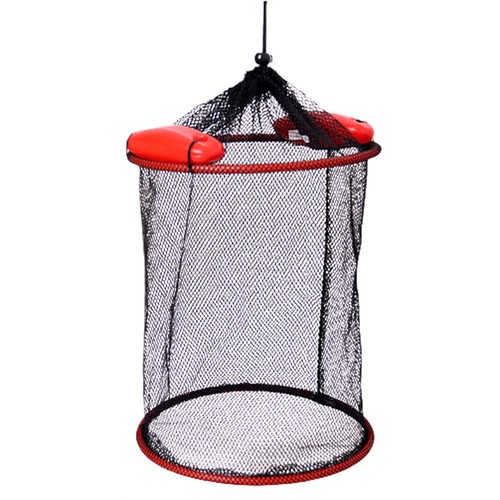 Quick-Drying Live Fish Net Foldable Floating Fish Basket Mesh Bait Pen - Picture 2 of 15