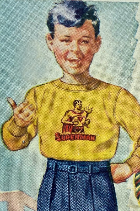 WWII40s Vintage Fashion Furnishing Catalog_1942 WARDS_MENS WEAR_Denim