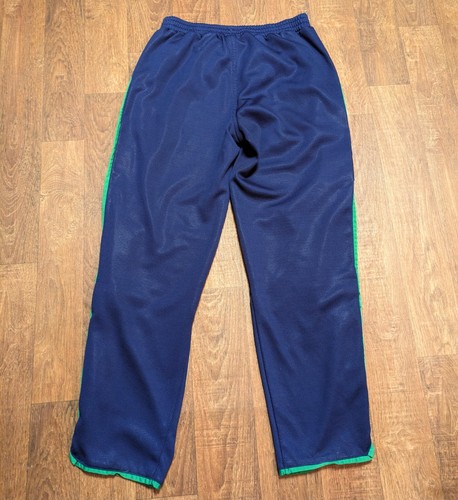 Adidas Track Pants | Mens Vintage Navy Adidas Tracksuit Bottoms 34-38W 31L Retro - Picture 7 of 8