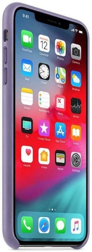 Funda de Cuero Genuina/Original Apple iPhone XS Max - Púrpura Lila - Nueva - Imagen 5 de 7