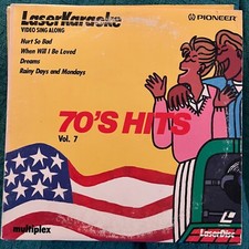 Laser Karaoke 70's Hits vol. 7 - 8" Laserdisc NEW SEALED NIB