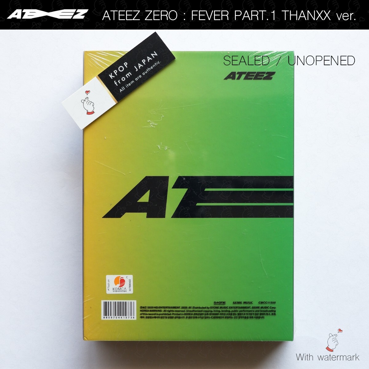 SEALED ATEEZ Zero Fever All ver. Part 1 2 3 Epilogue A Z DIARY