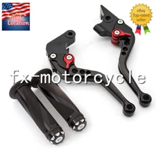 For Suzuki TL1000R 1998-2003 1999 2001 CNC Brake Clutch Levers Grips Adjustable