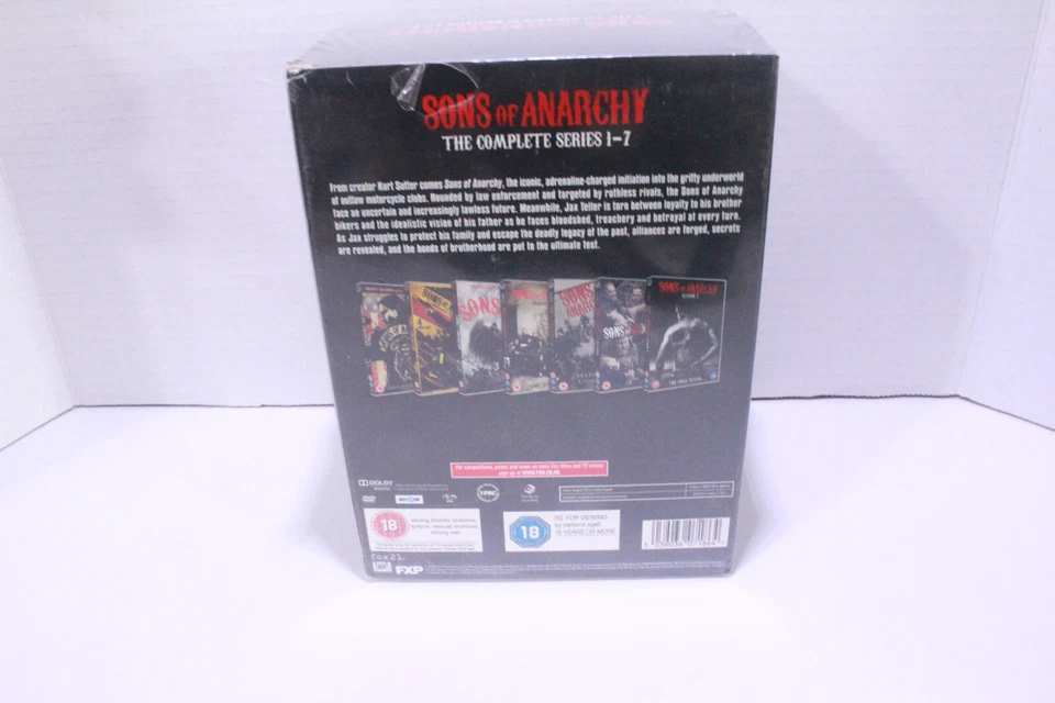 The Sons of Anarchy: The Complete Series 1-7 (UK IMPORT) [DVD][Region B/2] NEW Foto 3 de 4