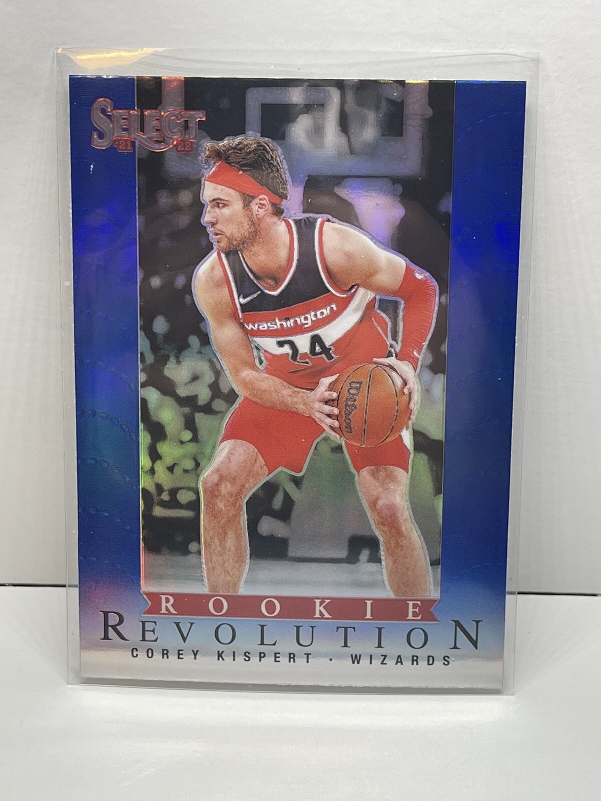 2021-22 Select Corey Kispert Rookie Revolution RC Blue Prizm #30