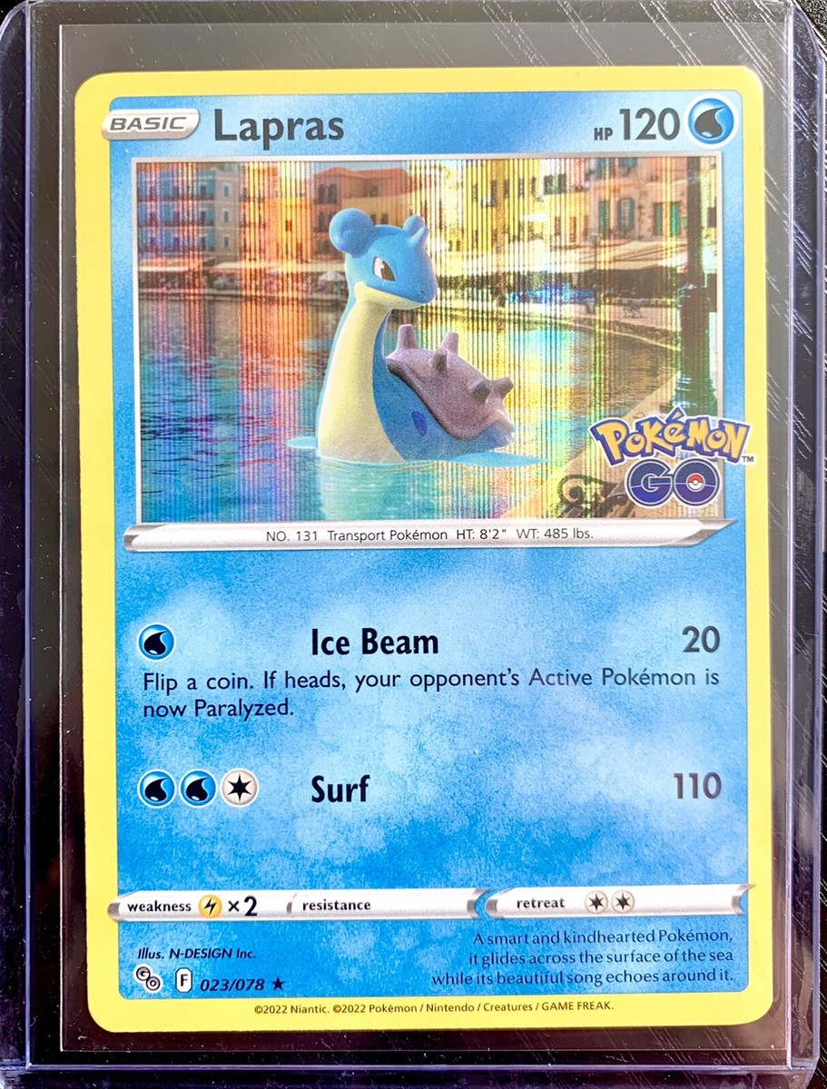 lapras pokemon go card value - 7 Set - 023/078 Listed cards may have imperfections. Pokemon GO Lapras #23