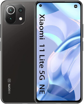 Xiaomi Mi 11 Lite 5G NE 128GB 6GB Ohne Simlock Truffle Black Dual Sim - wie NEU