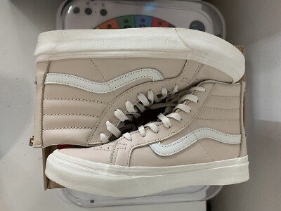 Vans SK8 Hi Slim Zip PEACH Skate Shoes Mens Size Or Women Sz USED 