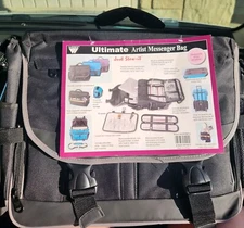 Martin F. Weber Just Stow-it Ultimate Artist Messenger Bag - black - NEW