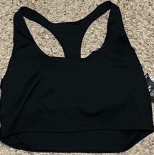 NWT WOMENS GAPFIT POWER RACERBACK SPORTS BRA-SIZE XLARGE-BLACK