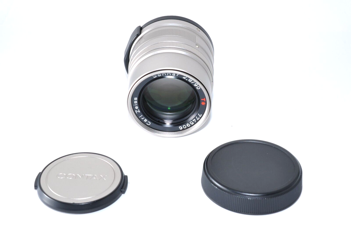 CONTAX Carl Zeiss Sonnar T* 90mm F/2.8 Lens For G1 G2 Mint CONTAX Carl Zeiss Sonnar T* 90mm F/2.8 Lens For G1 G2 Mint