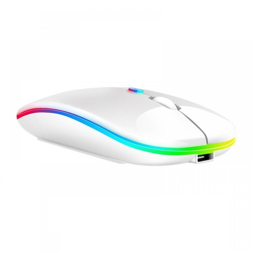 Souris lumineuse sans fil Bluetooth USB éclairée silencieuse PC tablette - Photo 12/16