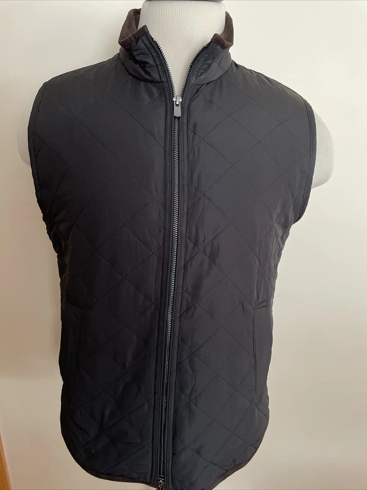 MAGASCHONI New Men’s Wind Proof Black Sleeveless Vest/Jacket Size XXL