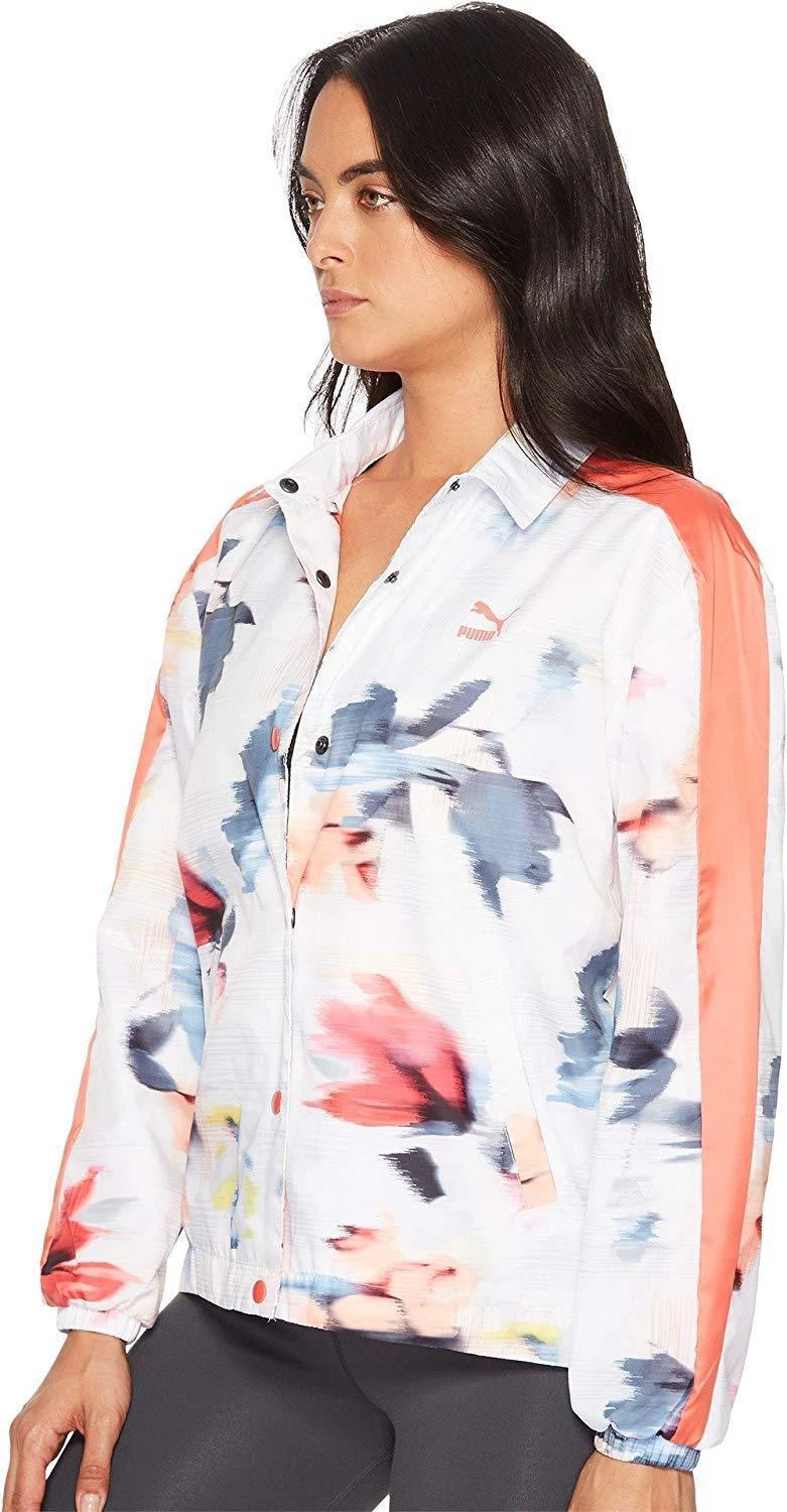 PUMA Womens Classics Logo T7 Coach Jacket Size Small ~NWT