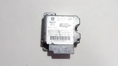 Opel Astra 2003  crash sensors module 90520841, 5wk4 168 #619722-03