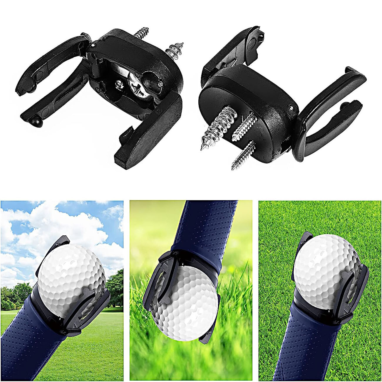 2PCS Golf Ball Pick Up Tool Retriever Putt Retriever Back Saver For