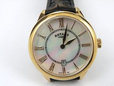 Rotary LB02919/41 Ladies Rose Gold Plated Wrist Watch - 50m