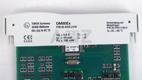 TURCK EXCOM DM80EX PTB00ATEX2178 PTB 00 ATEX 2178 8x DI/DO MODULE | eBay