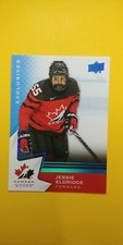 2020-21 UD Canada Juniors BLUE Jessie Eldridge #45 New York Sirens PWHL