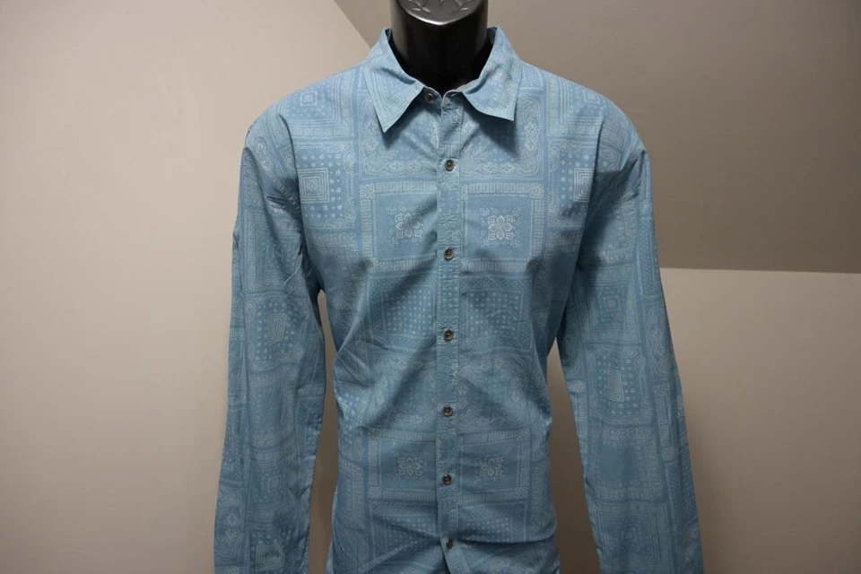 Vintage Guess Western Snaps Shirt Long Sleeve Slim Fit Aztec Mens Size XL - Image 2 of 4