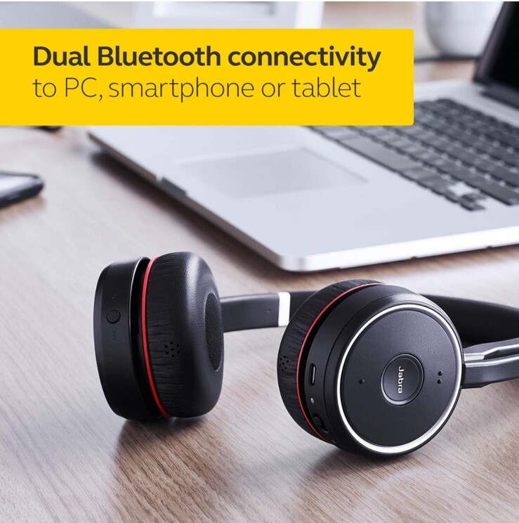 Jabra Evolve 75 Wireless Bluetooth Headset (model # HSC040W Jabra Evolve 75 Wireless Bluetooth Headset (model # HSC040W