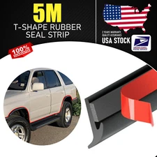 16ft New T Shape Rubber Seal Strip Trim Seal For Car SUV Headlight & Headlight