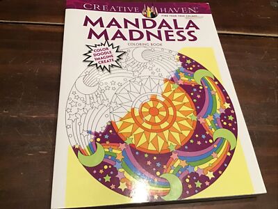 Mandala Madness Creative Haven Coloring Book 