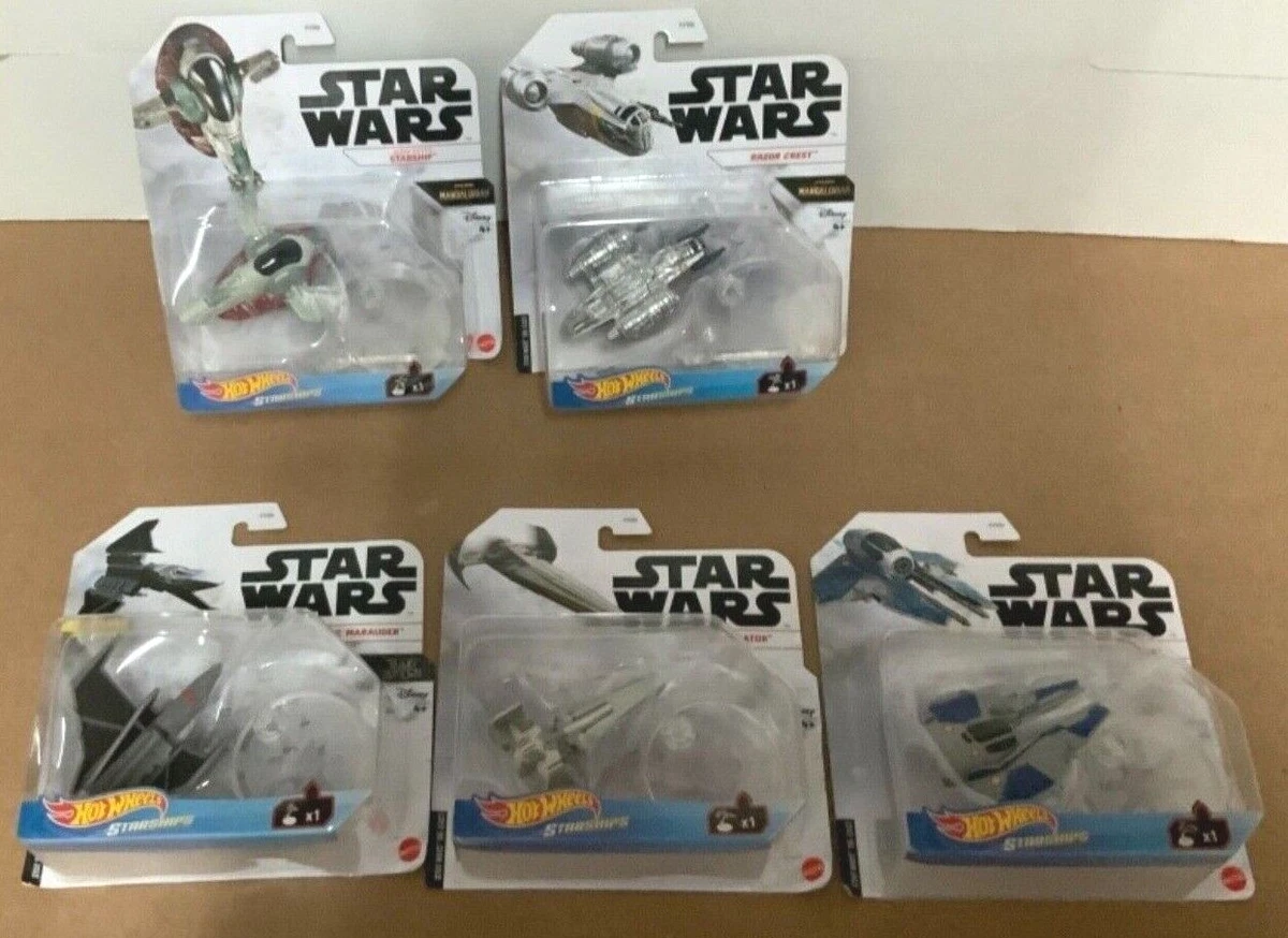 Lot of 5 New Sealed Star Wars Hot Wheels Starships 2019 Mattel eBay