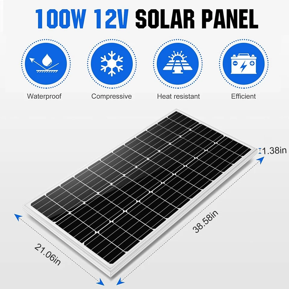 12V Solar Water Well Pump Kit with 30Ah Lithium Battery 200W Solar Panel Kit - Image 3 of 3