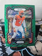 2023 Panini Prizm Green Wave Eddie Jackson Chicago Bears #52