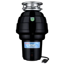Waste Maid 1.25 HP Continuous Feed Garbage Disposal with Cord, Anti-Jam & Quiet