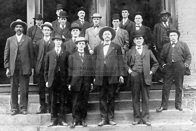 BASS REEVES AFRICAN WILD WEST DEPUTY LAWMEN WITH OTHER MARSHALLS 4X6 PHOTO