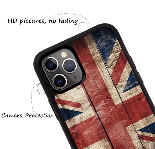 Aluminum Cover Flag Union Jack pop For iPhone 6 7 8 10 X 11 12 13 14 15 - Picture 17 of 25
