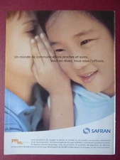 3/2006 PUB SNECMA SAFRAN ENGINE ENGINE AVIATION SPACE ORIGINAL FRENCH AD