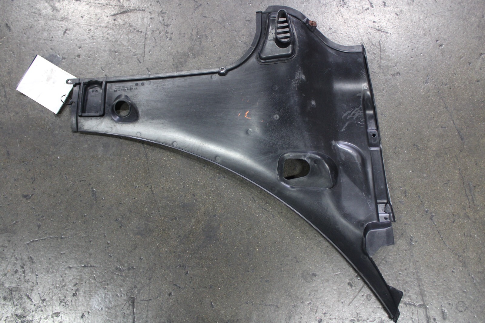 Ferrari 458 Italia, Spider, LH, Cowl Vent Panel, Cracked, Used, P/N 83749600
