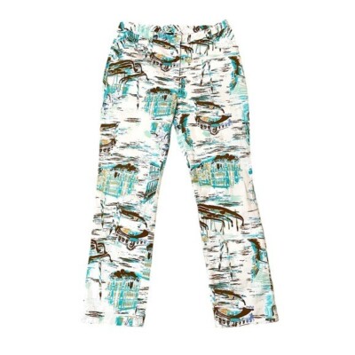 JL New York Women s Size 10 Venice Italy Print Pants