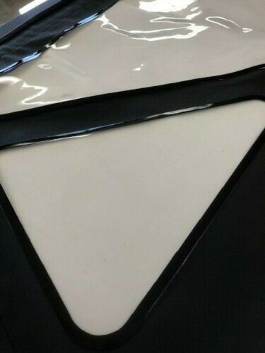 Mopar Jeep Wrangler JK 2-Door 2007 - 2018 Clear Rear Driver Side Window Black - Picture 2 of 5