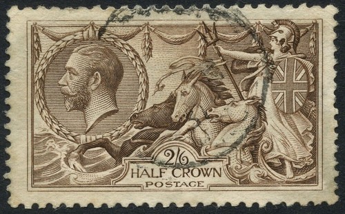 1913-19GB George V - Hohe Werte - gebraucht - Perf 11x12 - Zustand wie abgebildet - Bild 1 von 8