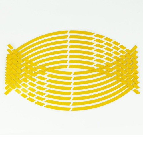 16Pcs Multicolour Motorcycle PVC Strip Sticker Rim Tape for 18" Car Stripe Wheel - Picture 12 of 15